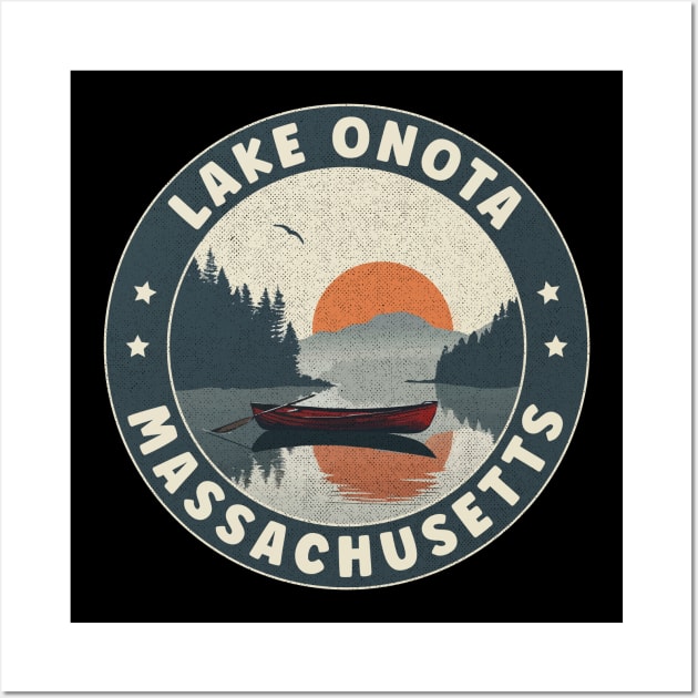 Lake Onota Massachusetts Sunset Wall Art by turtlestart